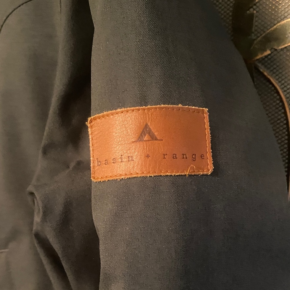 Dark Gray Basin + Range Hooded Parka with Brown Accents - Picture 5 of 8